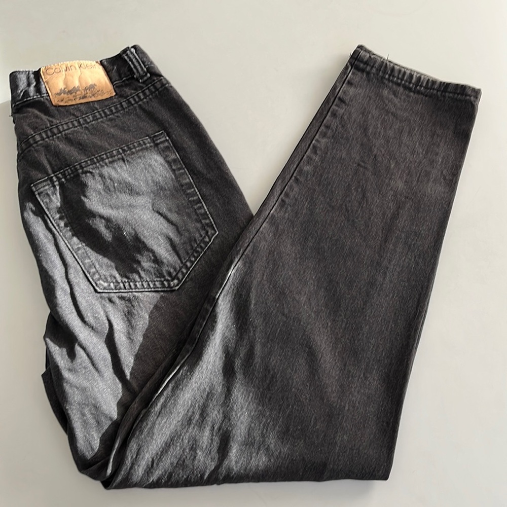 Vintage 1980s Calvin Klein black denim jeans